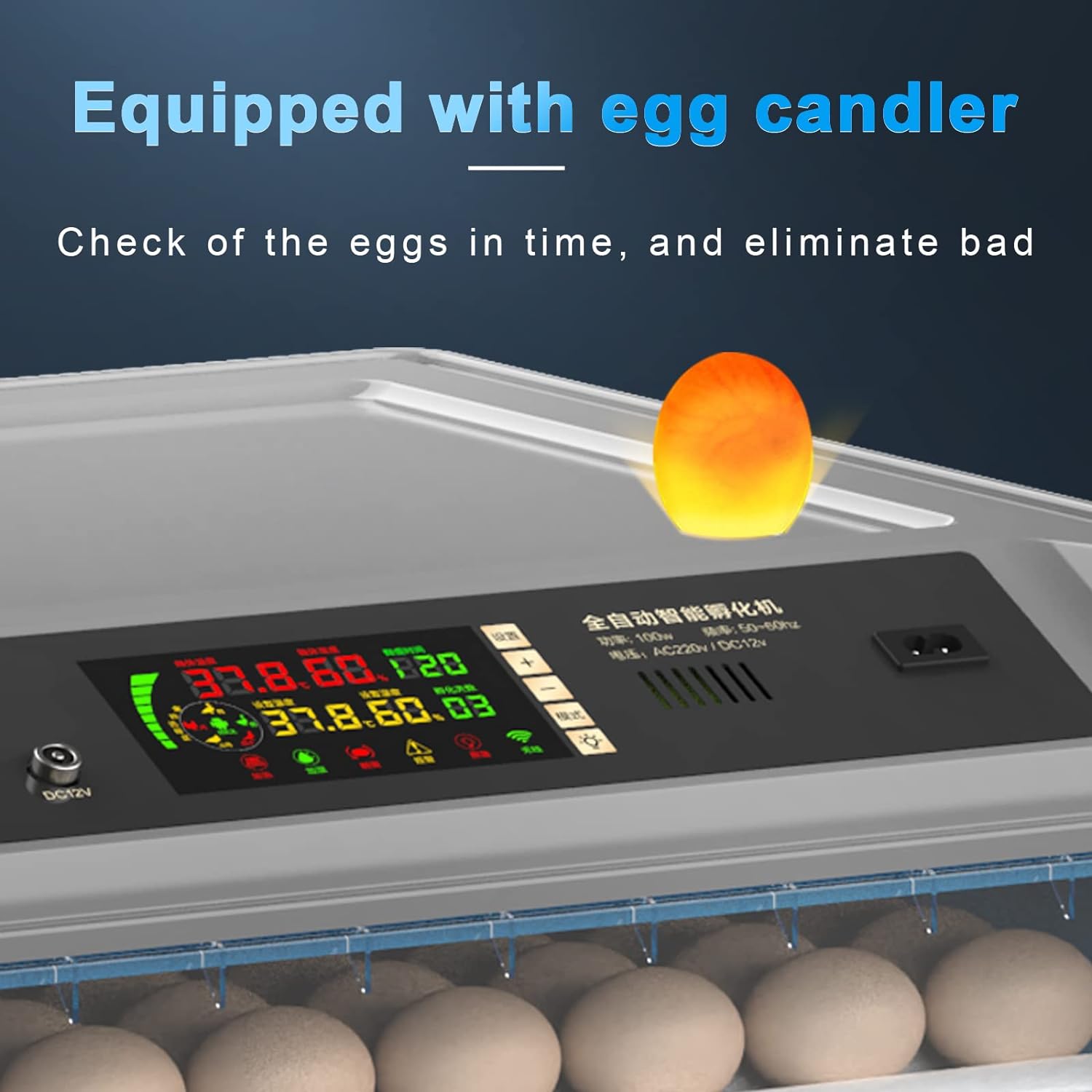 INCUBADORA DE 36 HUEVOS