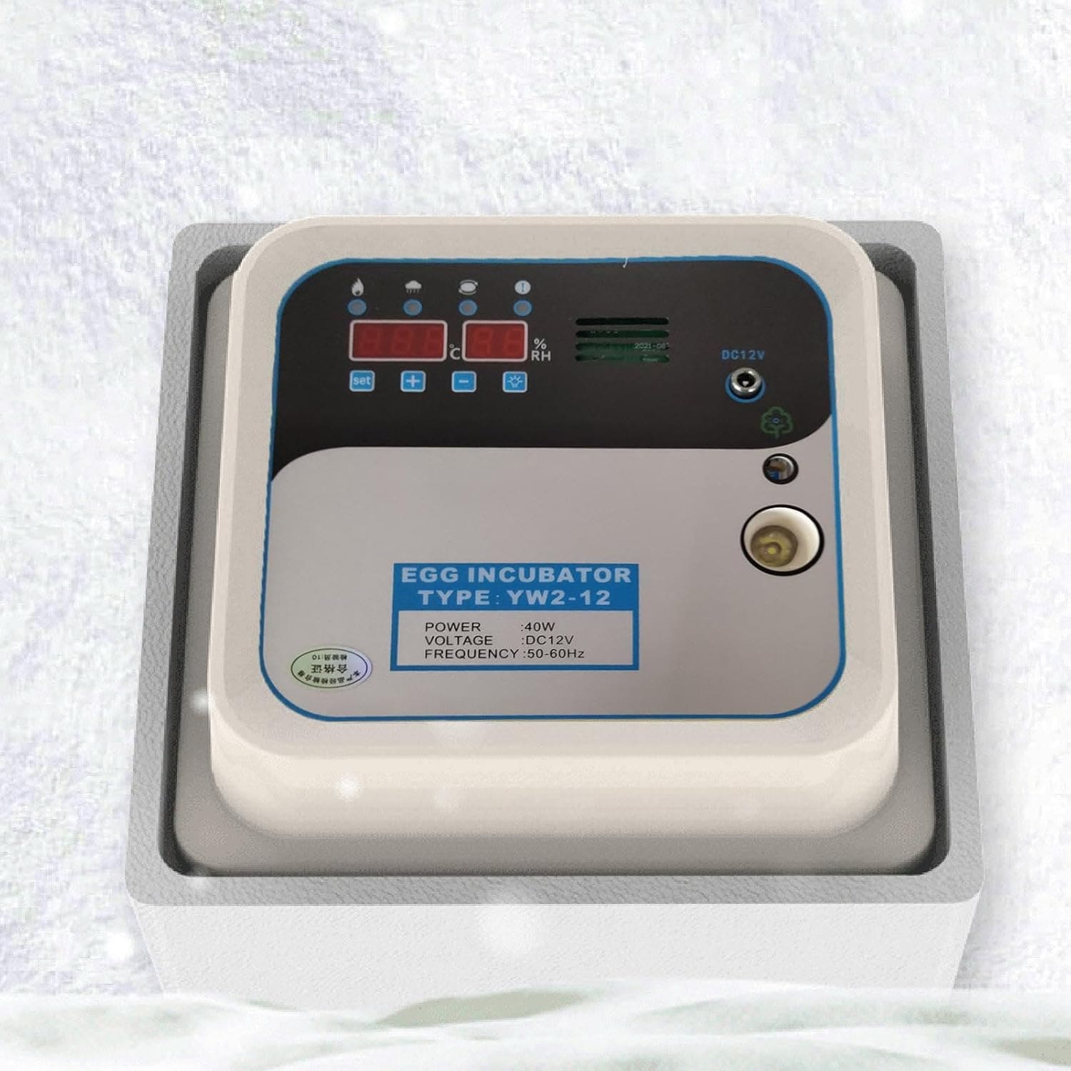 INCUBADORA DE 12 HUEVOS