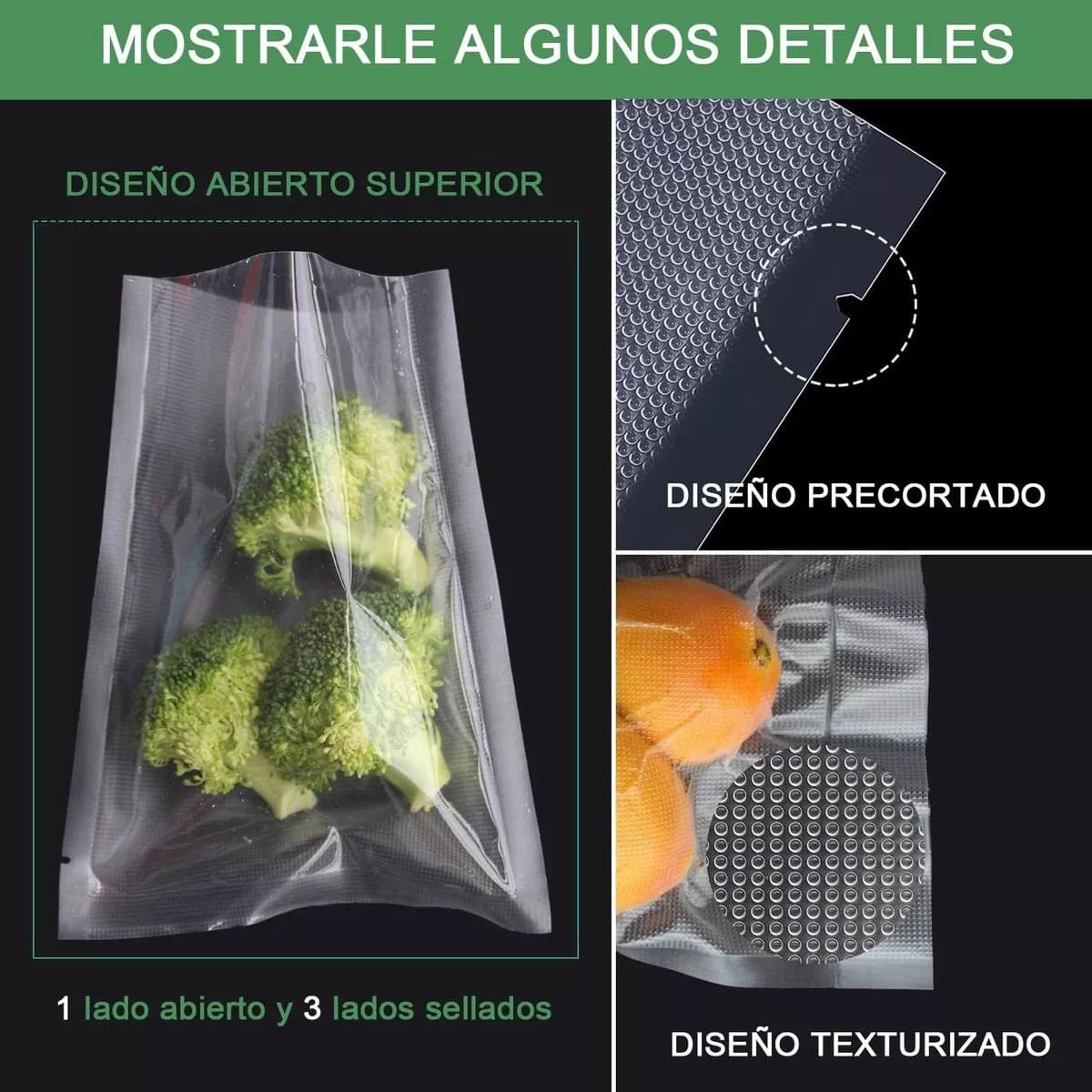 BOLSAS GOFRADAS DE 100 MICRAS