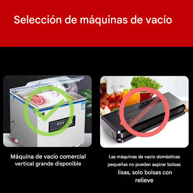 BOLSAS AL VACIO LISAS DE 70 MICRAS OFERTA POR 250 UND