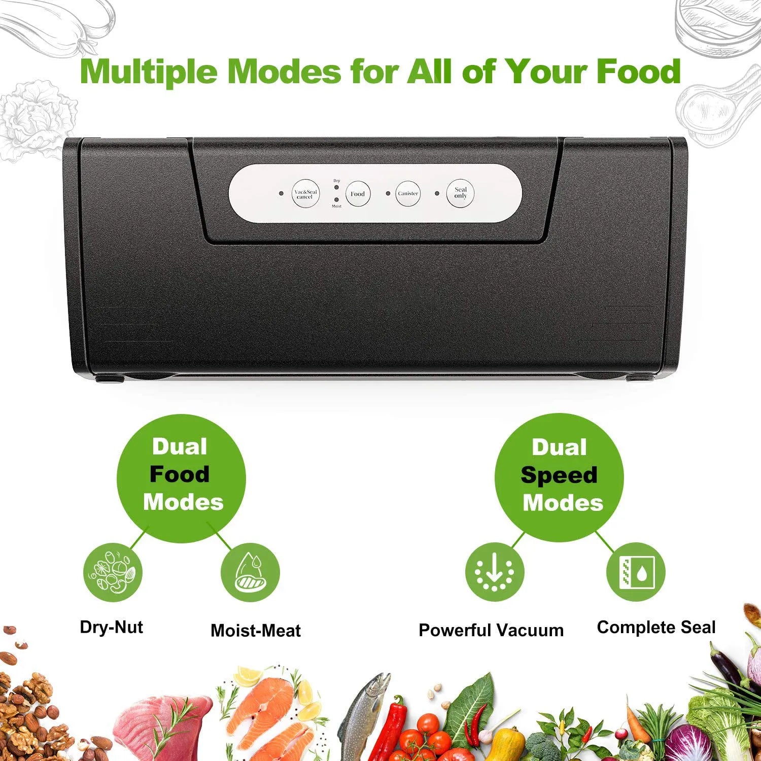 ENVASADORA AL VACIO MINI BLACK