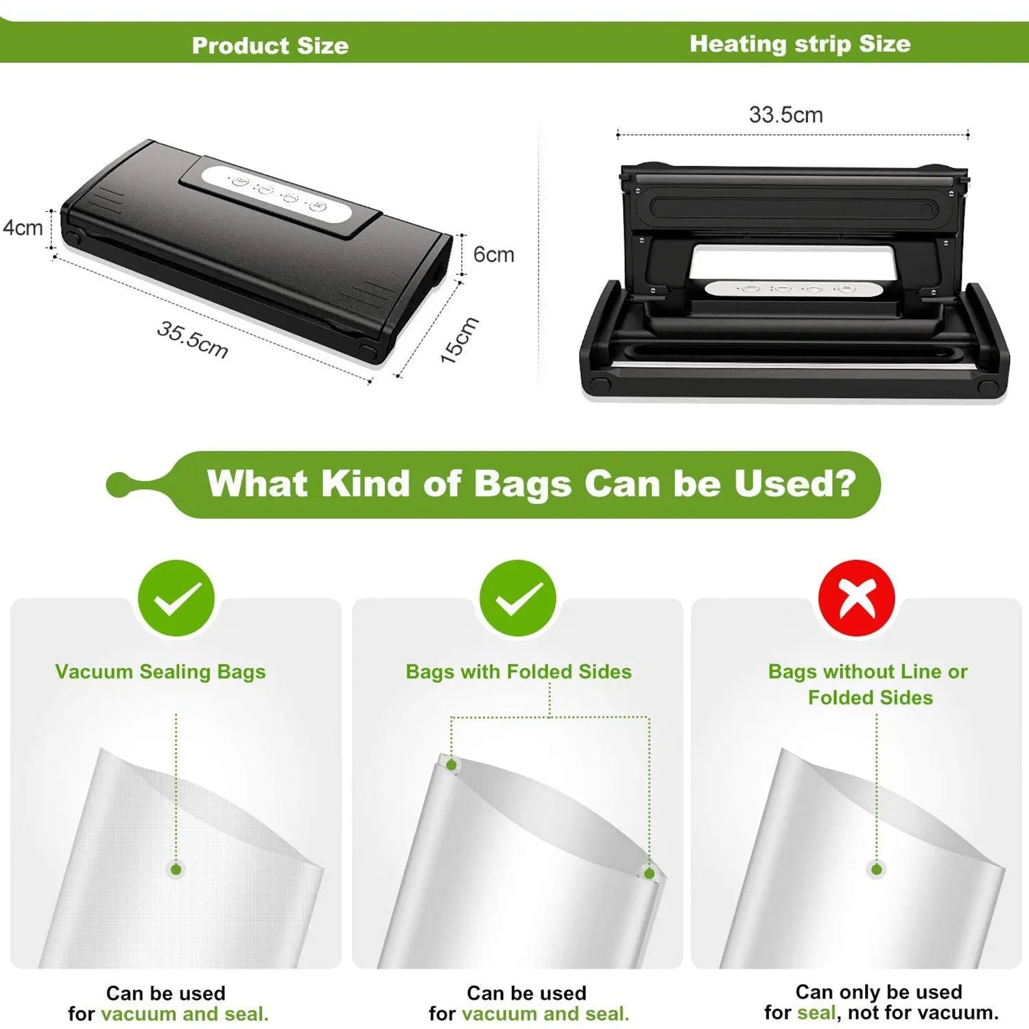 ENVASADORA AL VACIO MINI BLACK