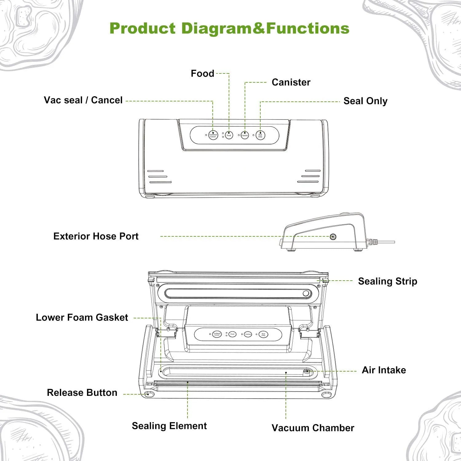 ENVASADORA AL VACIO MINI BLACK