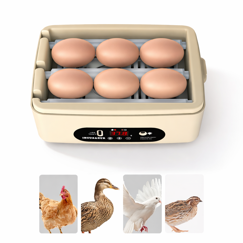 INCUBADORA DE 6 HUEVOS