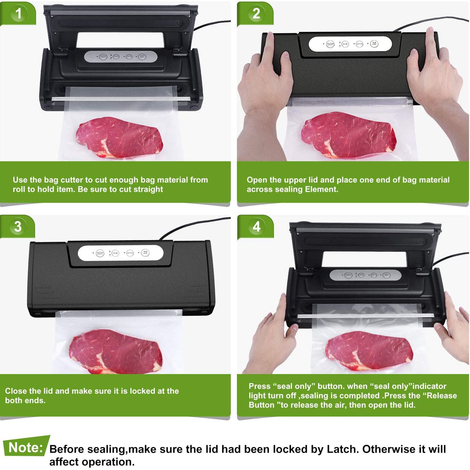 ENVASADORA AL VACIO MINI BLACK