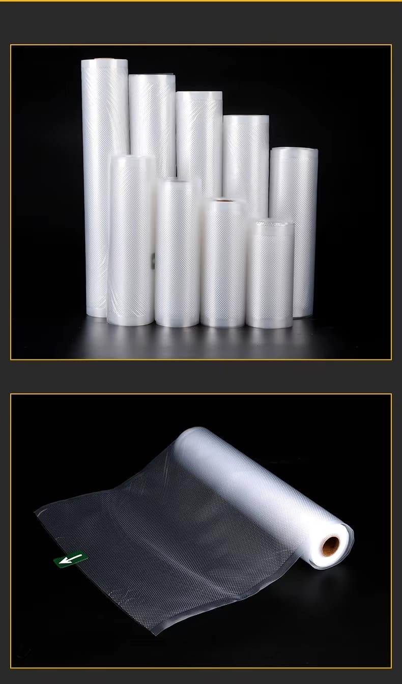 ROLLOS GOFRADOS DE 5 METROS AL VACIO 100 MICRAS