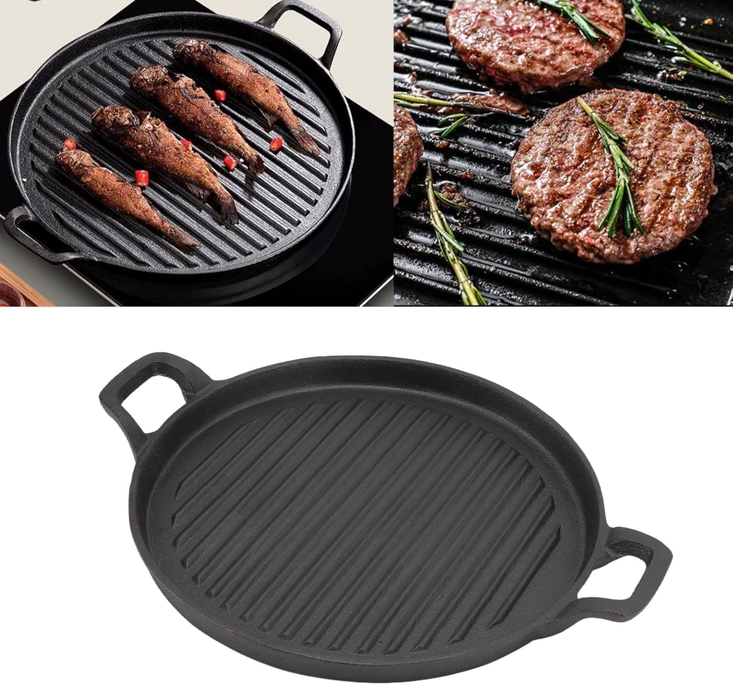 Plancha de Hierro Fundido 24 CM