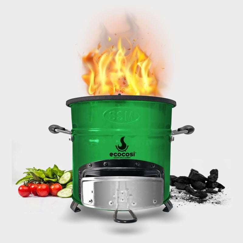 COCINA A CARBÓN ACERO Y HIERRO BIG