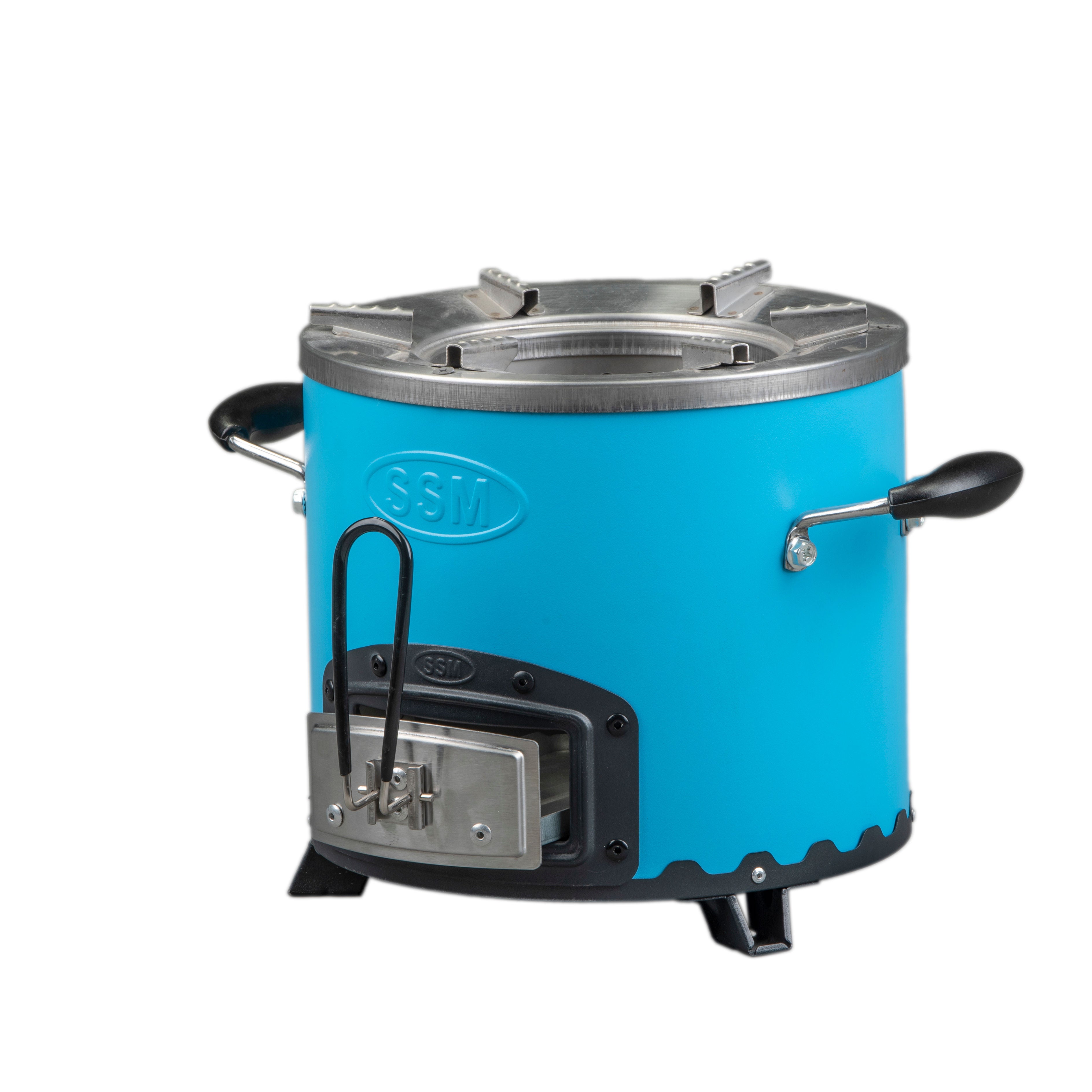 COCINA PARRILLA A CARBON ACERO