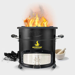 COCINA A CARBÓN ACERO Y HIERRO BIG