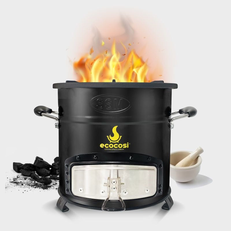 COCINA A CARBÓN ACERO Y HIERRO BIG