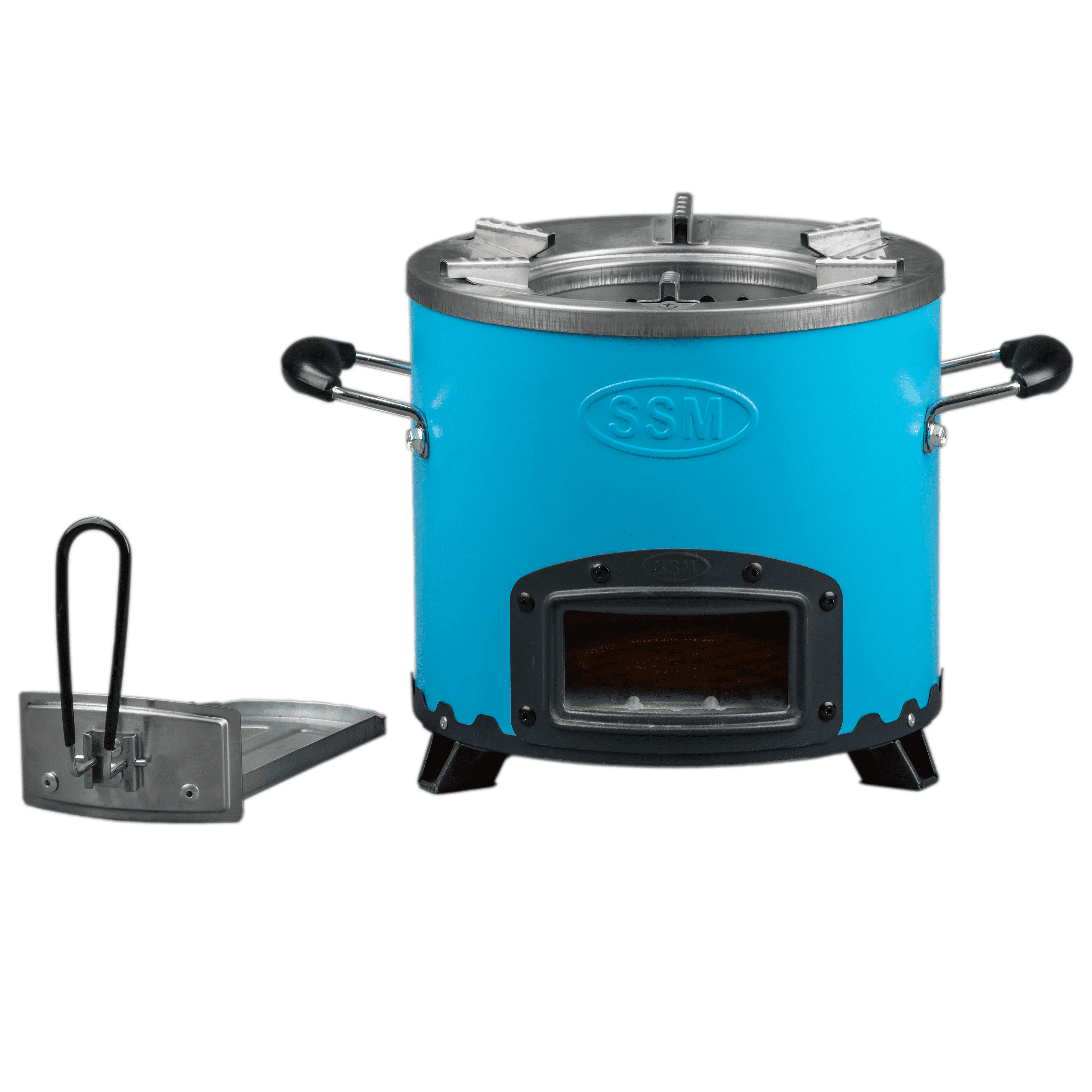 COCINA PARRILLA A CARBON ACERO